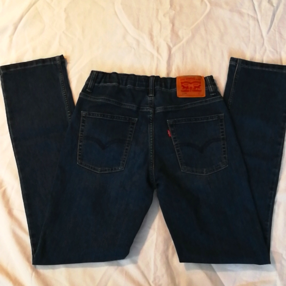 Youth 16 Levi's 511 Dark Blue Jeans